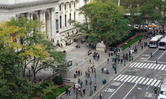 La Public Library di New York, ospitale e storica location