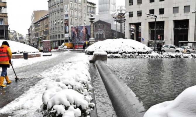 Neve a Milano