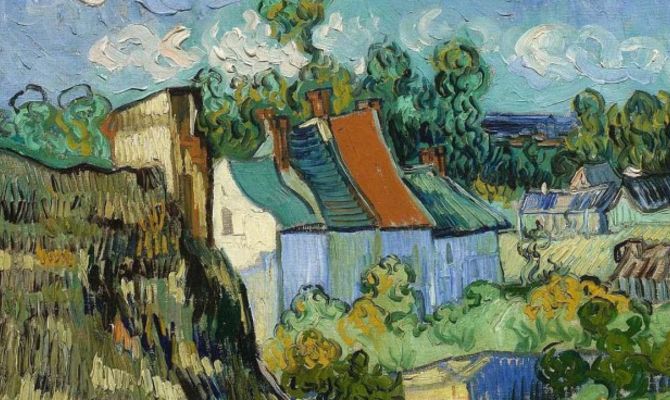Case a Auvers di Vincent Van Gogh