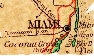 Mappa di Miami