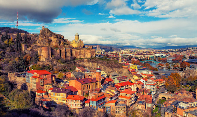Panorama su Tbilisi