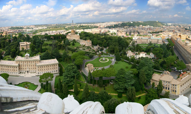 giardini vaticani san pietro città del vaticano