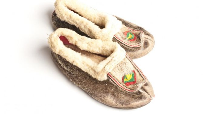 scarpe di pelle di renna