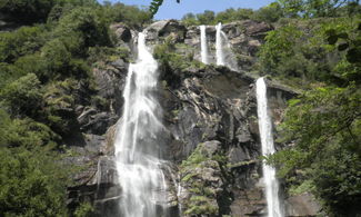 Valchiavenna, le cascate dell'Acquafraggia care a Leonardo