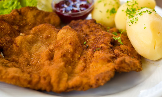 carne impanata e fritta, Austria