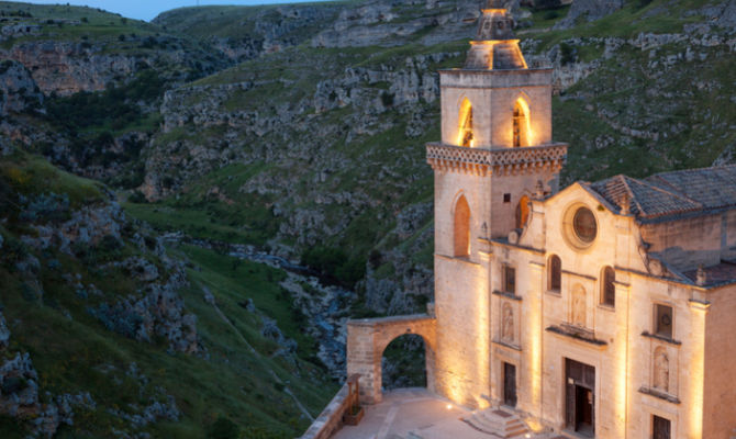 Matera chiesa di San Pietro Caveoso<br>