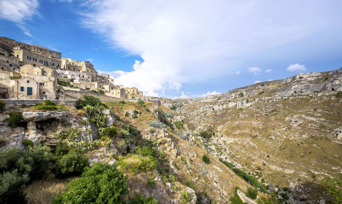 Vista sui sassi di Matera