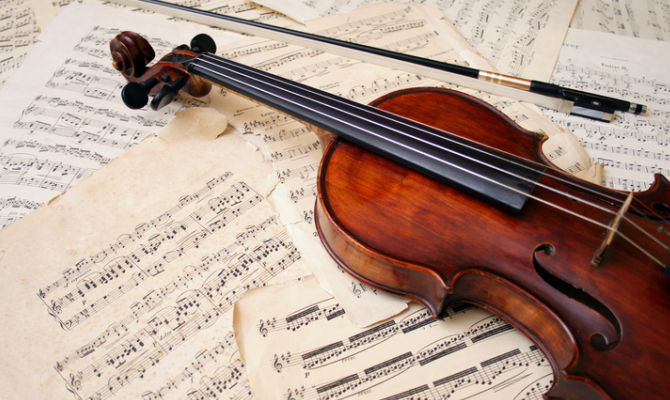 Violino e spartito