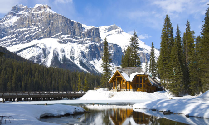 Panorama invernale, Canada