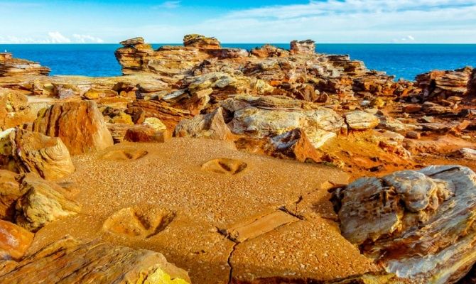 Gantheaume, Australia, dinosauri