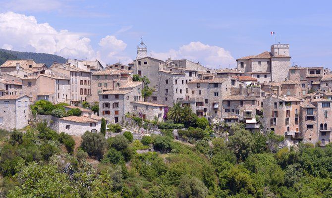 Borgo di Tourrettes-sur-Loup, Francia