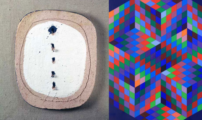 Vasarely e Fontana