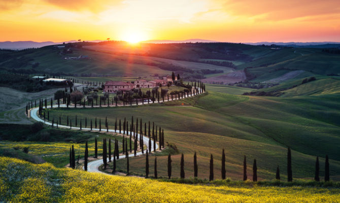 Scorcio della Val d'Orcia