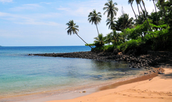 Spiaggia tropicale