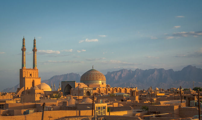 Veduta panoramica di Yazd