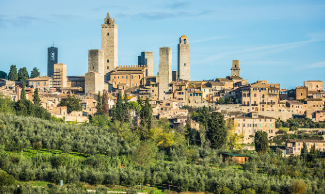 Panorama di San Gimignano