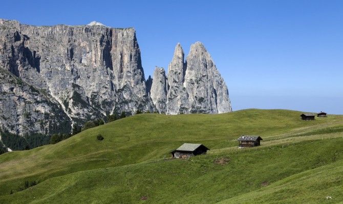 Alpeggio sull'Alpe di Siusi