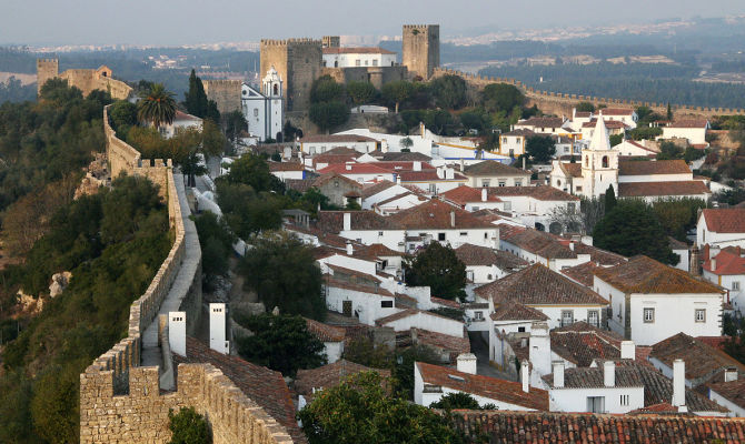 Portogallo, borgo di Obidos<br>