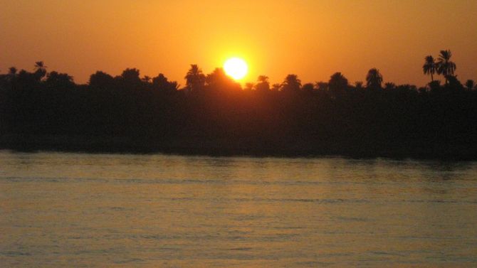 Tramonto sul Nilo