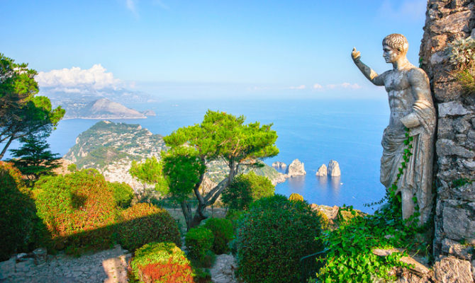 Veduta di Capri