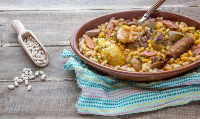 stufato francese con carne e fagioli