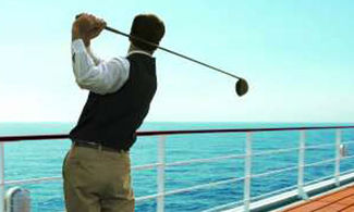 Il golf si gioca... a bordo!