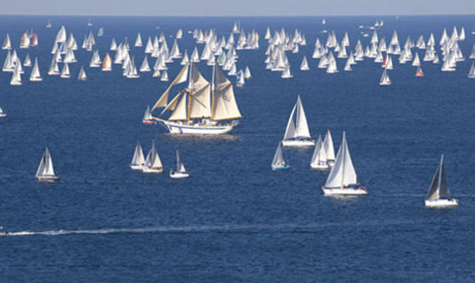 Regata in barca a vela