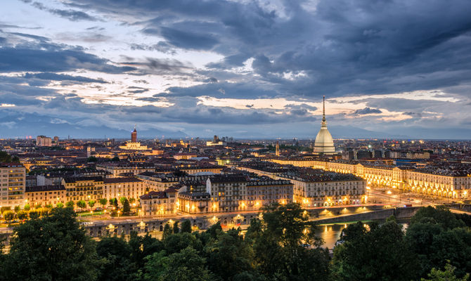 Veduta panoramica di Torino