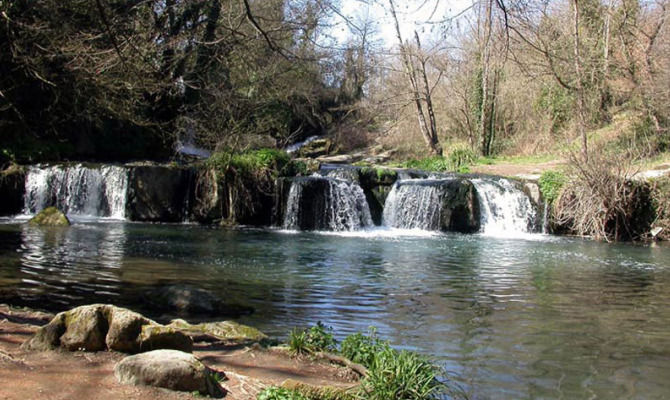 cascate monte gelato valle del treja lazio natura 