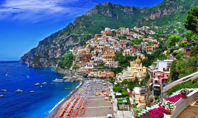 Scorcio su Positano