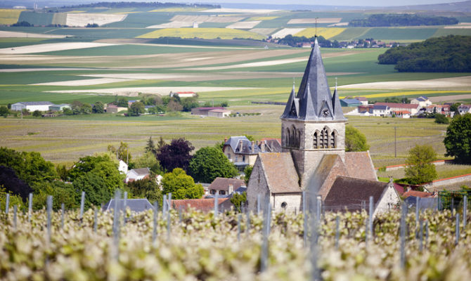 Champagne, Francia, scorcio paesaggistico