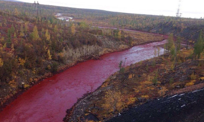 Fiume Daldykan in Siberia