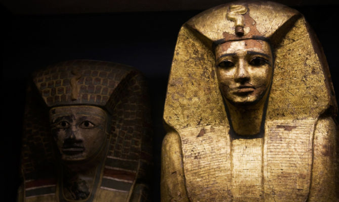sarcofagi di faraoni