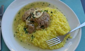 risotto alla milanese ossobuco