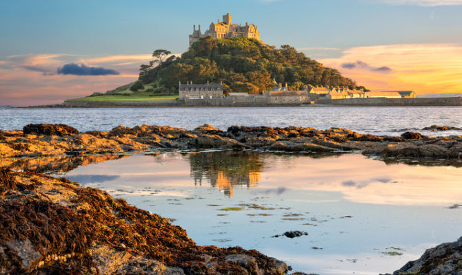 Panorama con St. Micheal's Mount