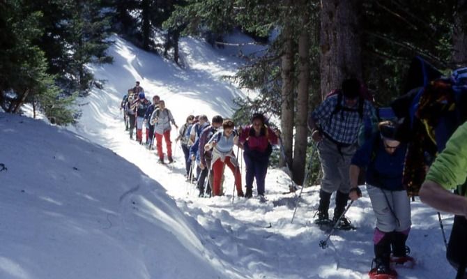 prelpi giulie neve montagna friuli ciaspole escursione ciaspolata