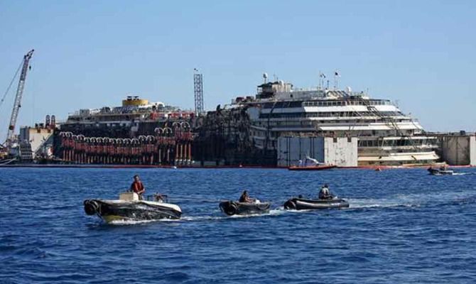 Concordia, isola del giglio, naufragio