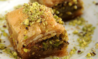 Baklava, il dolce  dop  della Turchia è con i pistacchi 