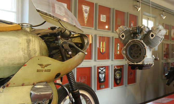 Sala Museo Moto Guzzi