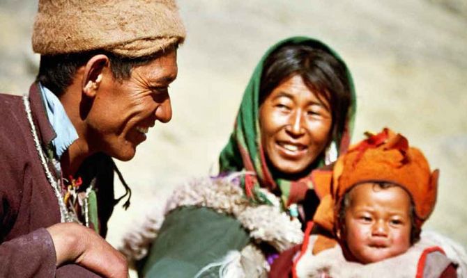 Famiglia tibetana