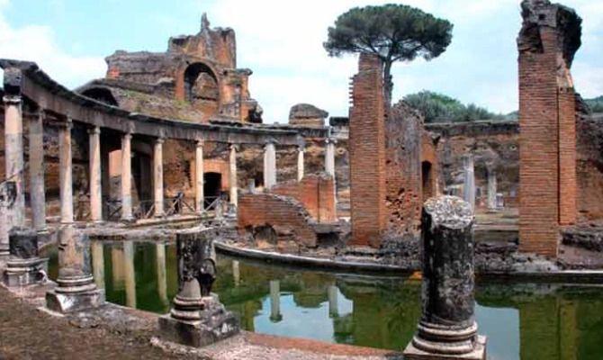  Villa adriana, tivoli, lazio, teatro romano