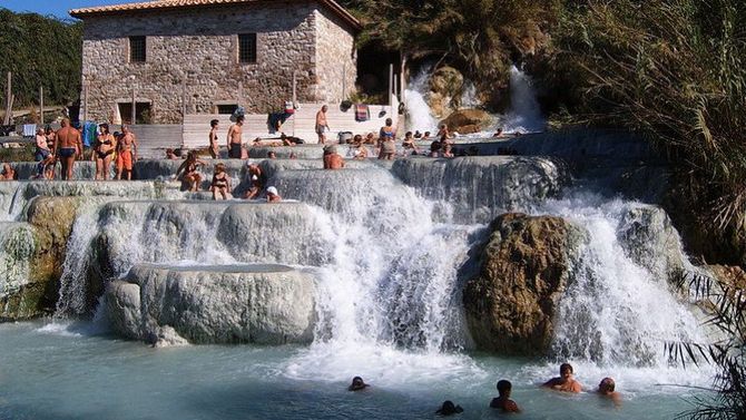 La magica acqua sorgiva di Saturnia