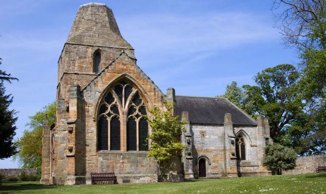 Chiesa vicino a Prestonpans in Scozia