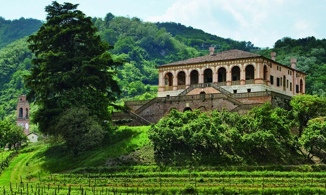Panorama di Villa dei Vescovi<br>