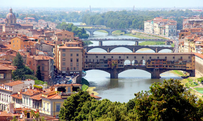 Vista sul Ponte Vecchio
