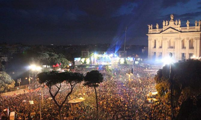 1Â° Maggio, a poche ore dal Concertone