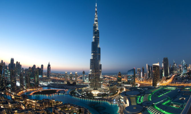 dubai, skyline, emirati arabi, grattacieli