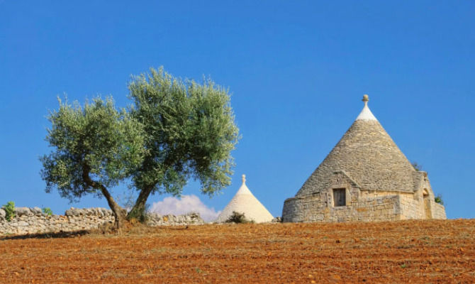 Trulli, puglia, campagna<br>