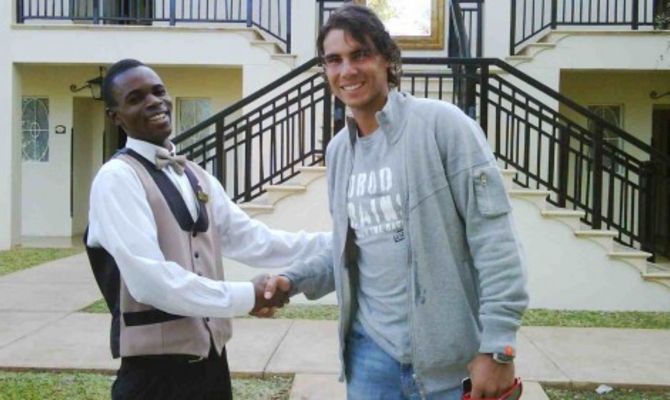 Il campione di tennis Rafael Nadal