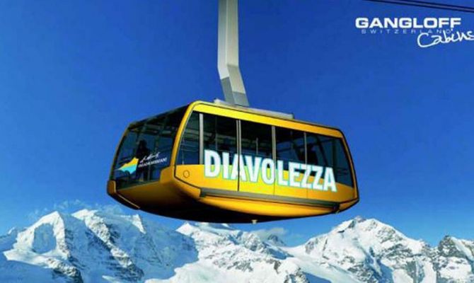 Engadin St. Moritz, la Funivia del Diavolezza